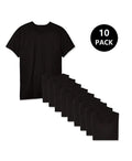 10-Pack Classic Cotton Crew Neck Tees