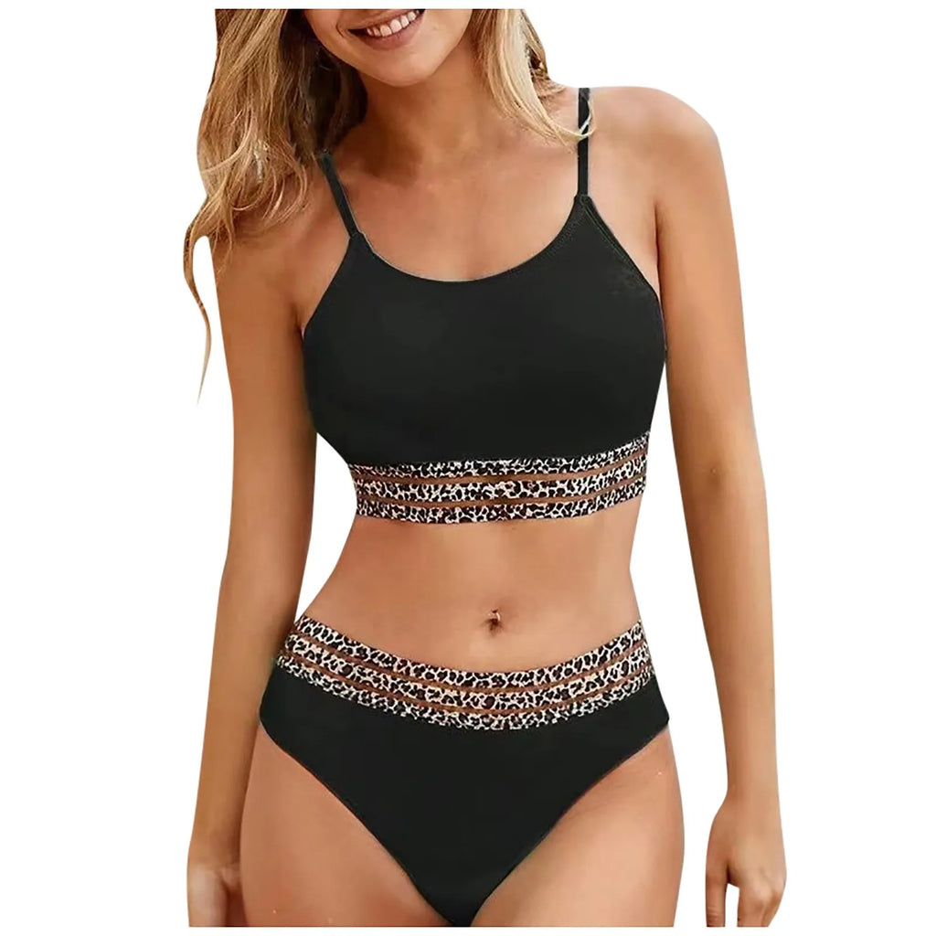 Tummy Control Triangle Bikini Set