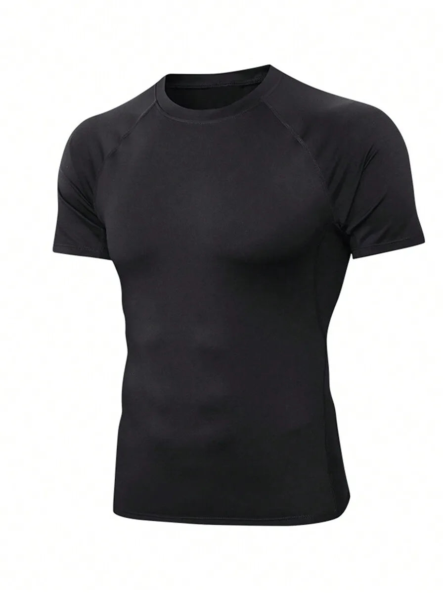 Quick-Dry Compression Gym Tee