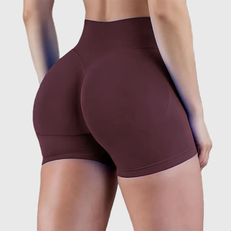 Hip-Lifting High-Stretch Yoga Shorts
