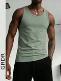 Slim Fit Solid Tank Top