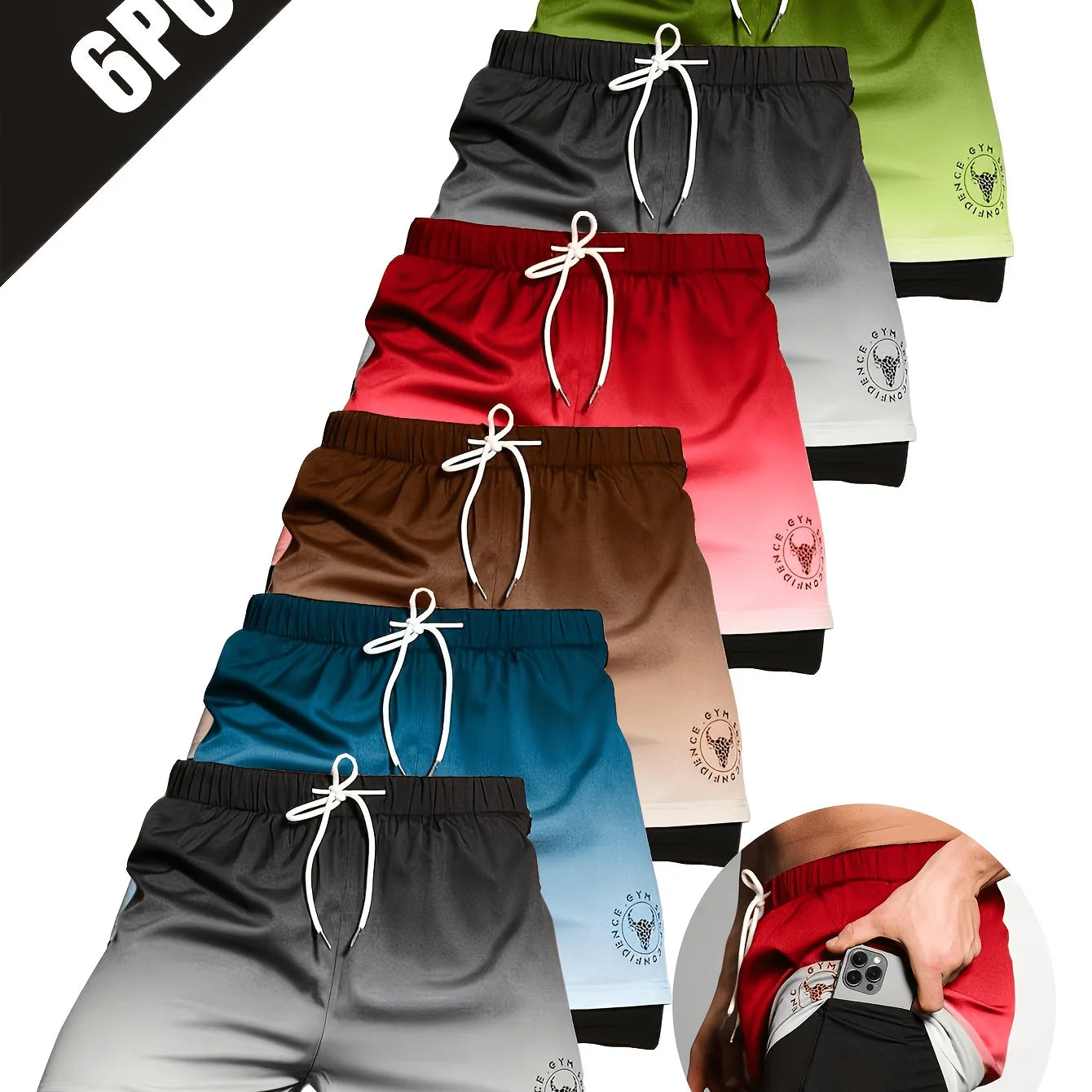 6-Pack Summer Shorts Set