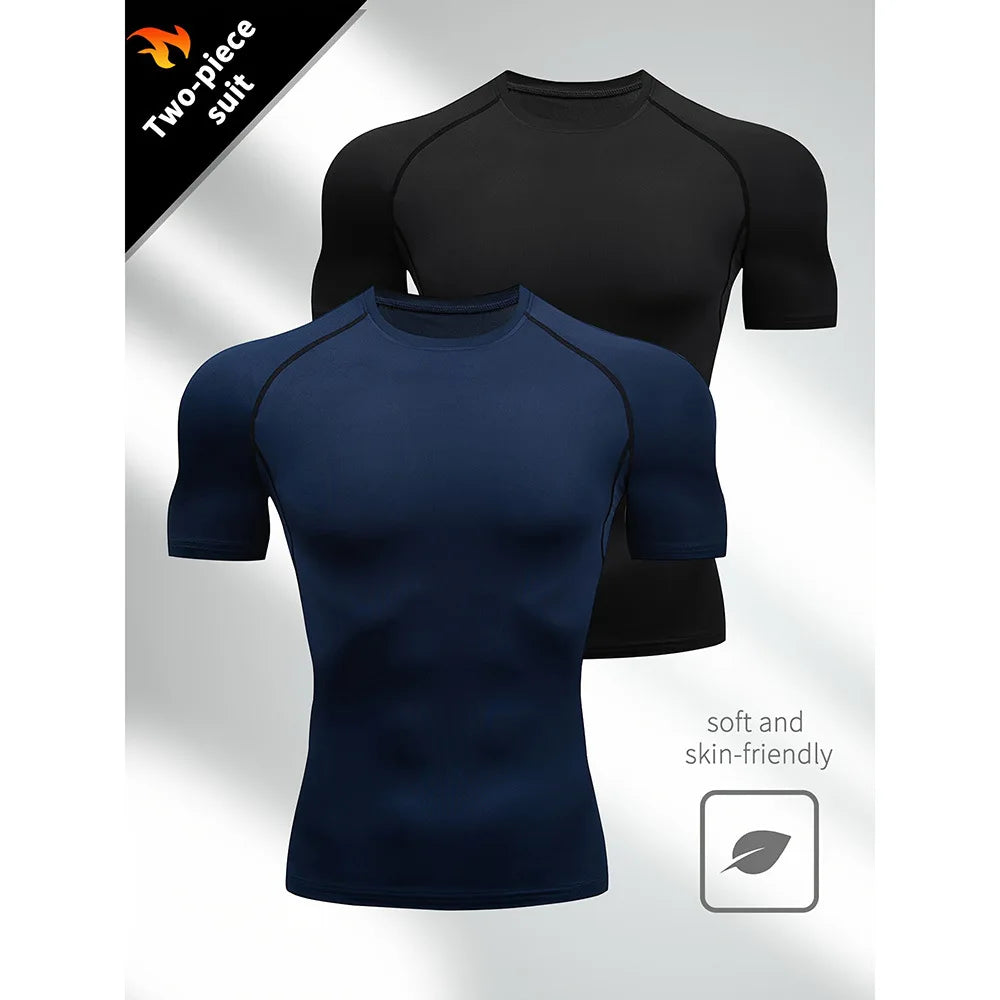 Quick-Dry Compression Gym Tee
