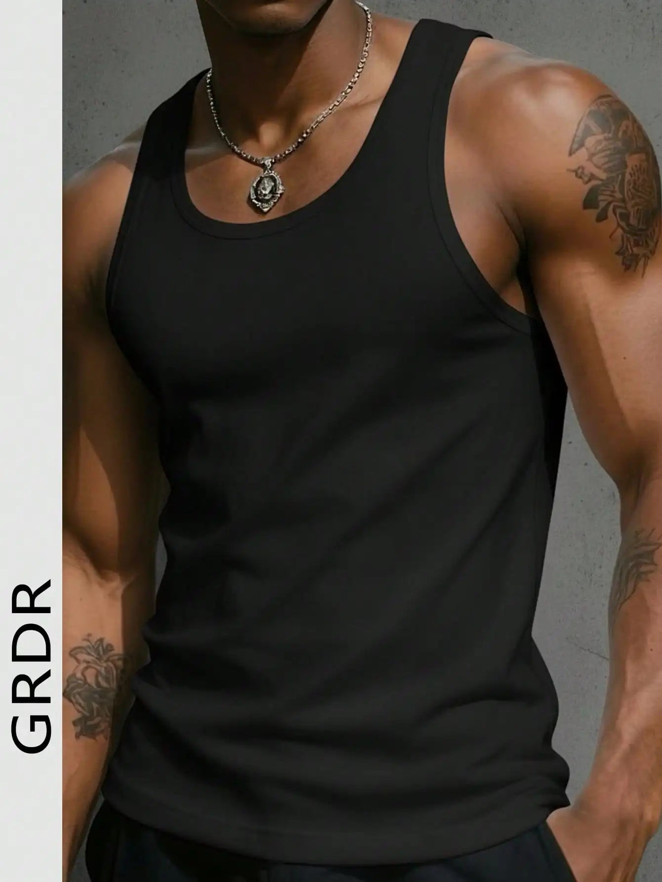 Slim Fit Solid Tank Top