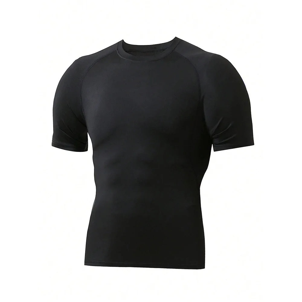 Quick-Dry Compression Gym Tee