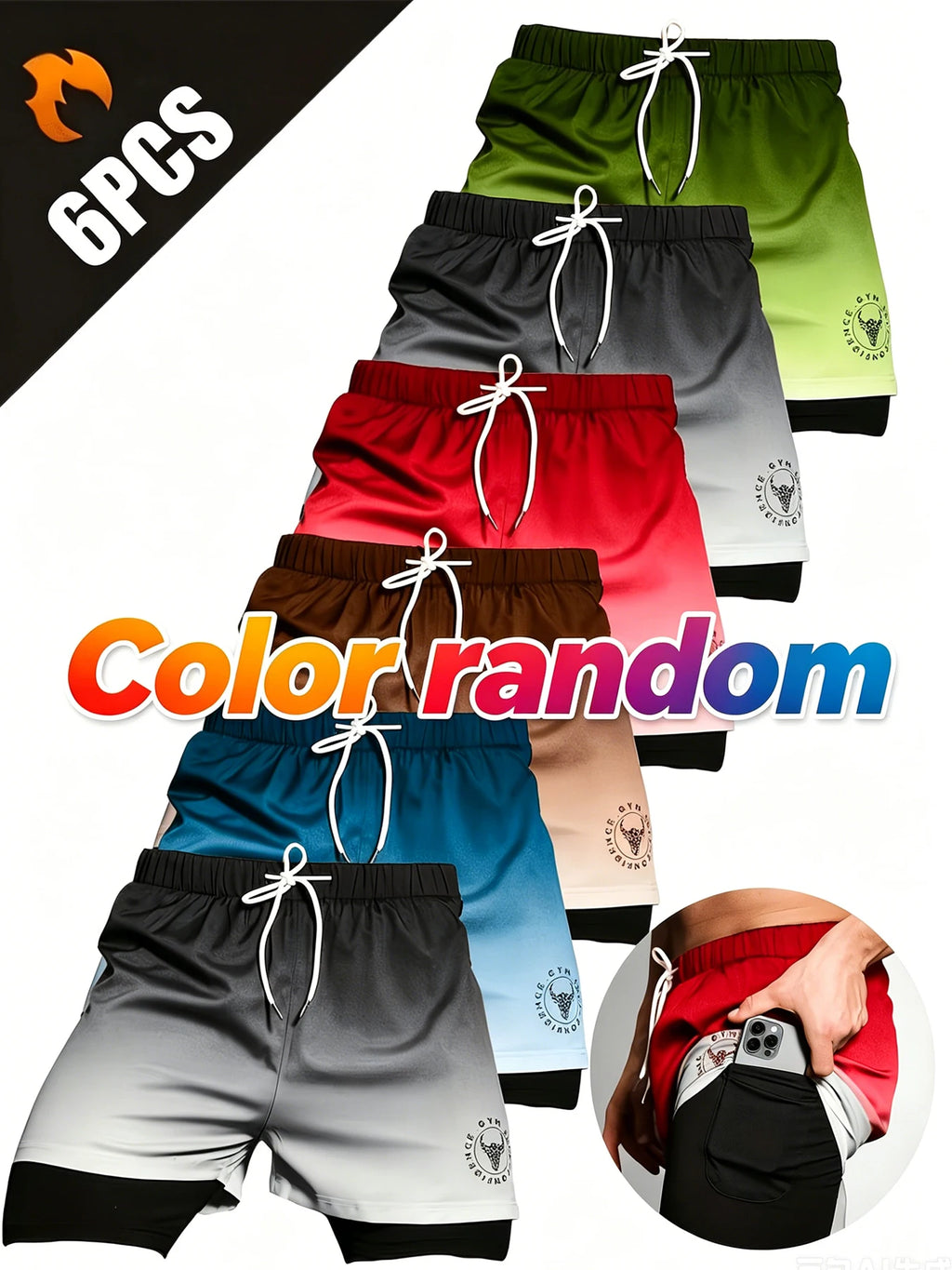 6-Pack Summer Shorts Set