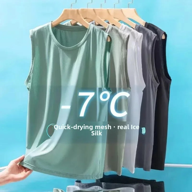 Ice Silk Mesh Sports Vest