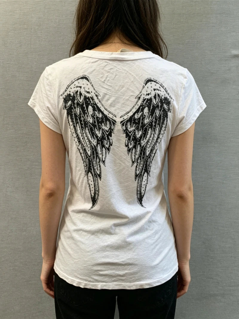 Vintage Distressed Harajuku Slim Tee