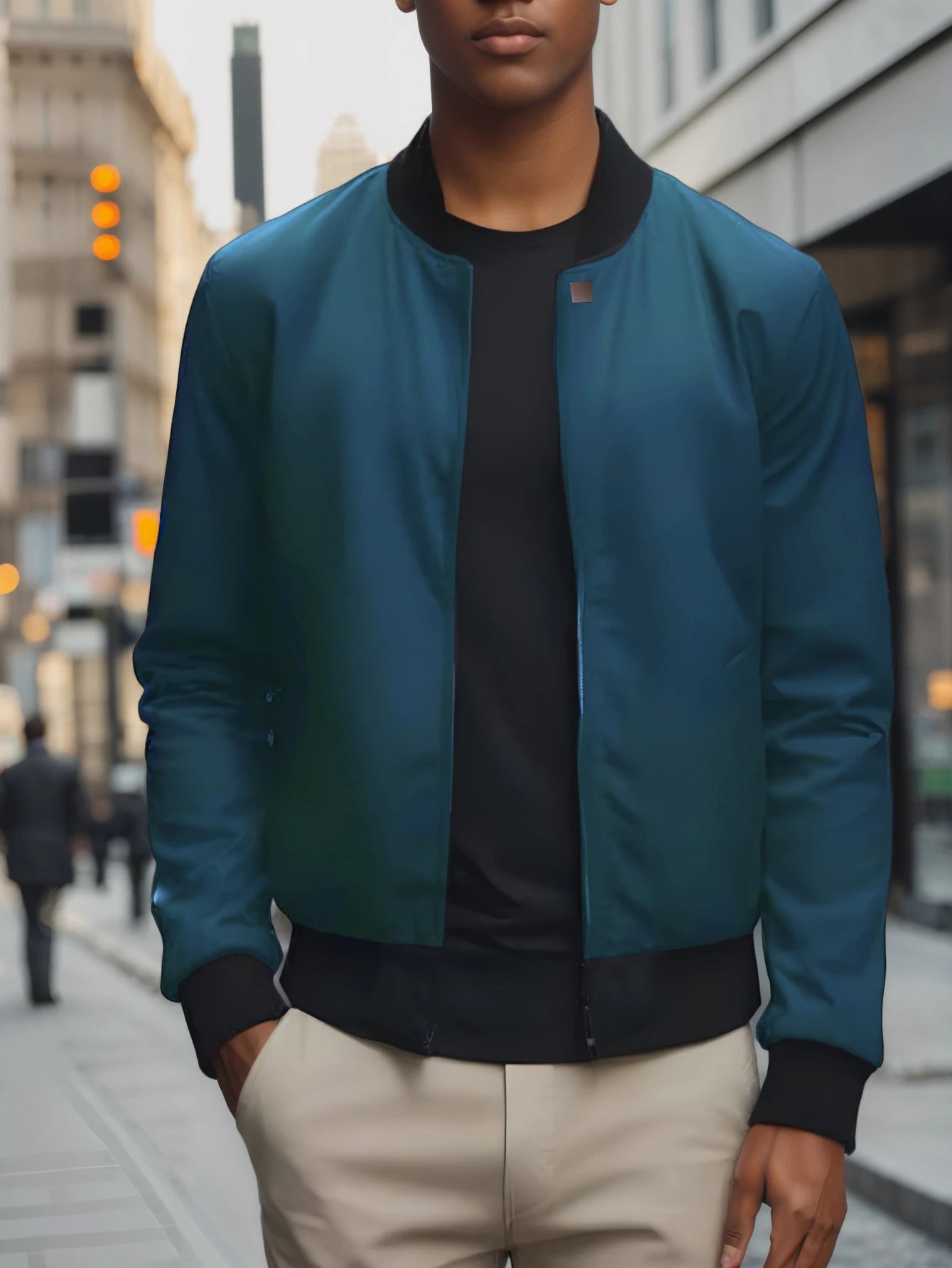 Solid Color Lightweight Jacket