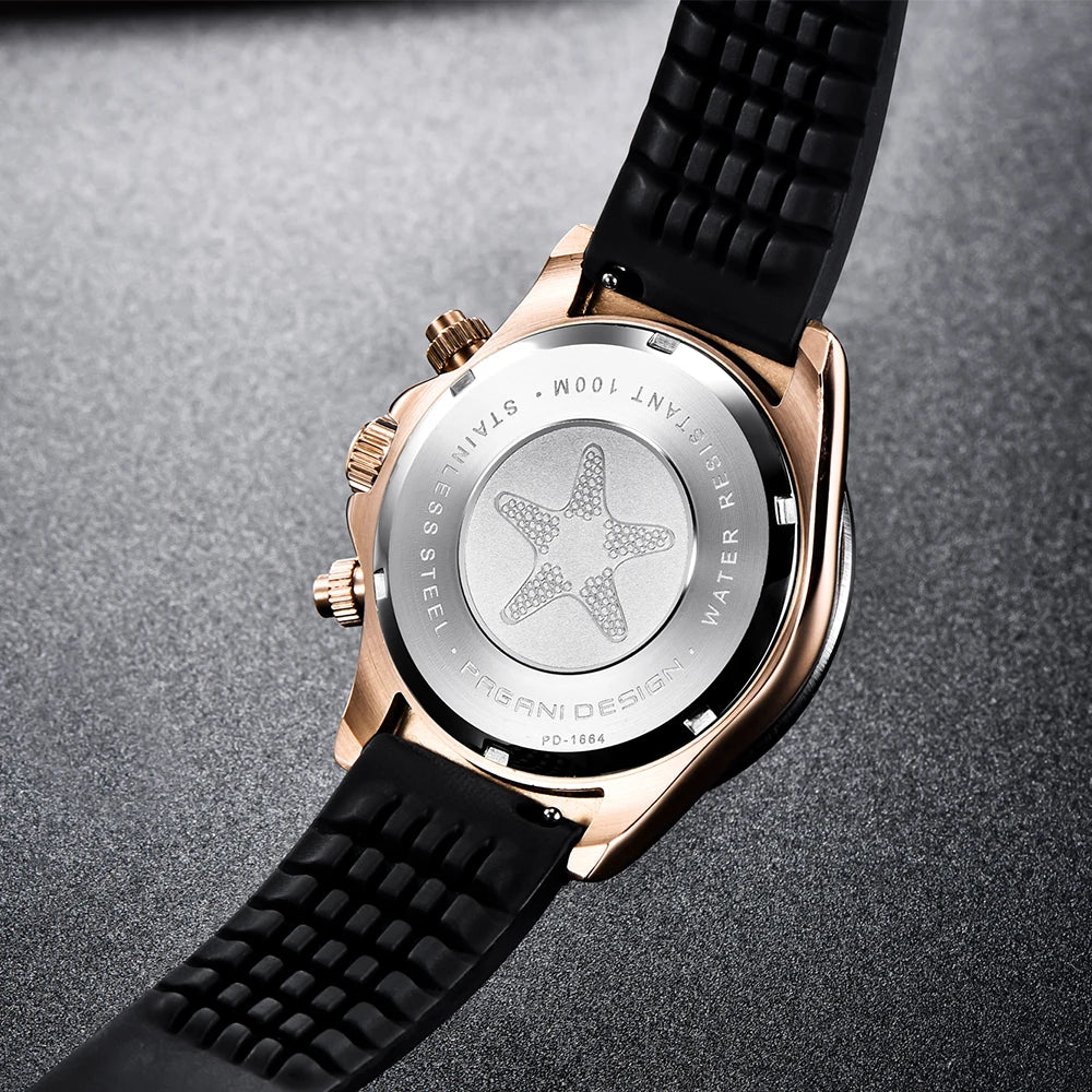 Sapphire Multi-Function Luxury Watch