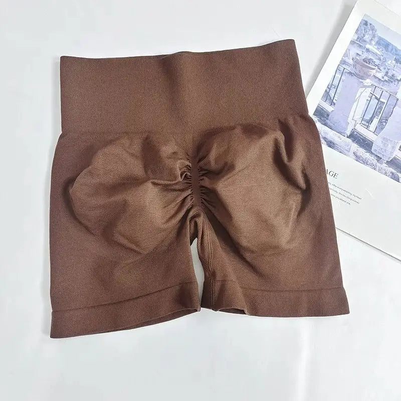 Hip-Lifting High-Stretch Yoga Shorts