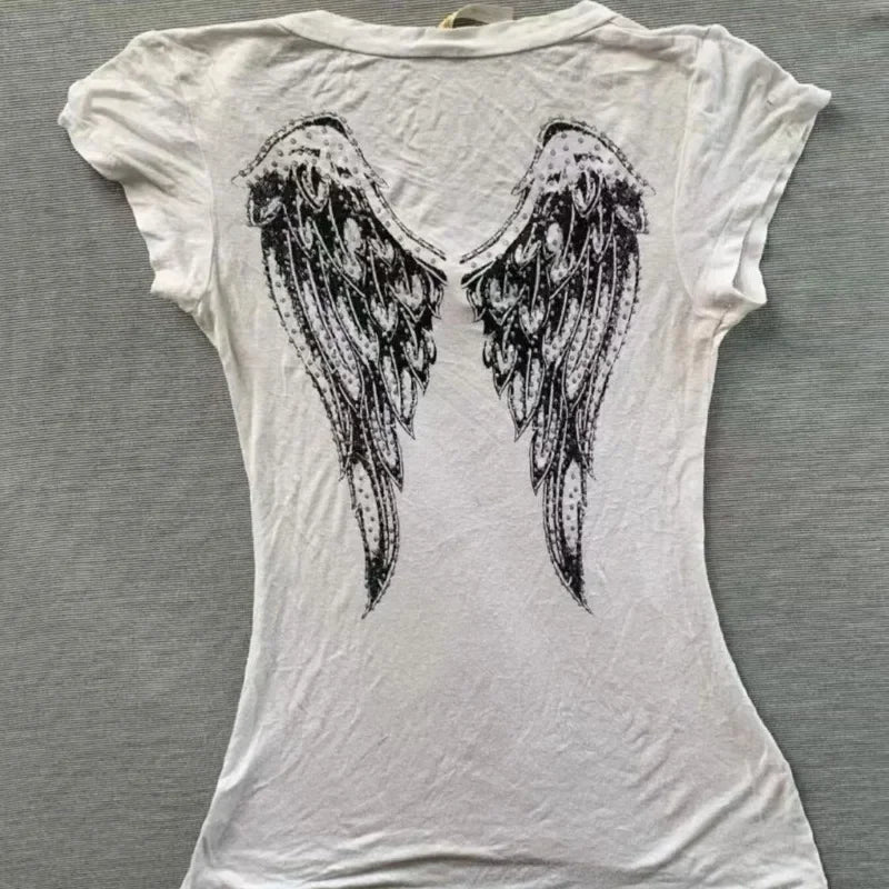Vintage Distressed Harajuku Slim Tee