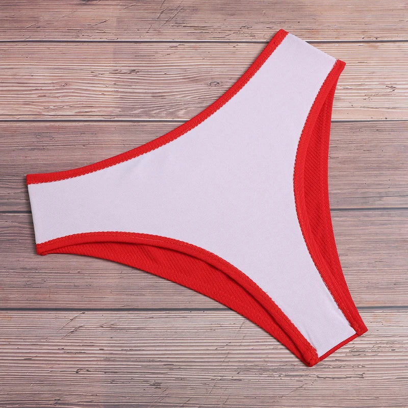 High Waist Strapless Bikini