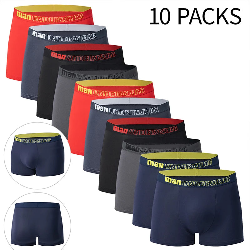 Black Gold Printed Boxer Briefs (5/10-Pack)