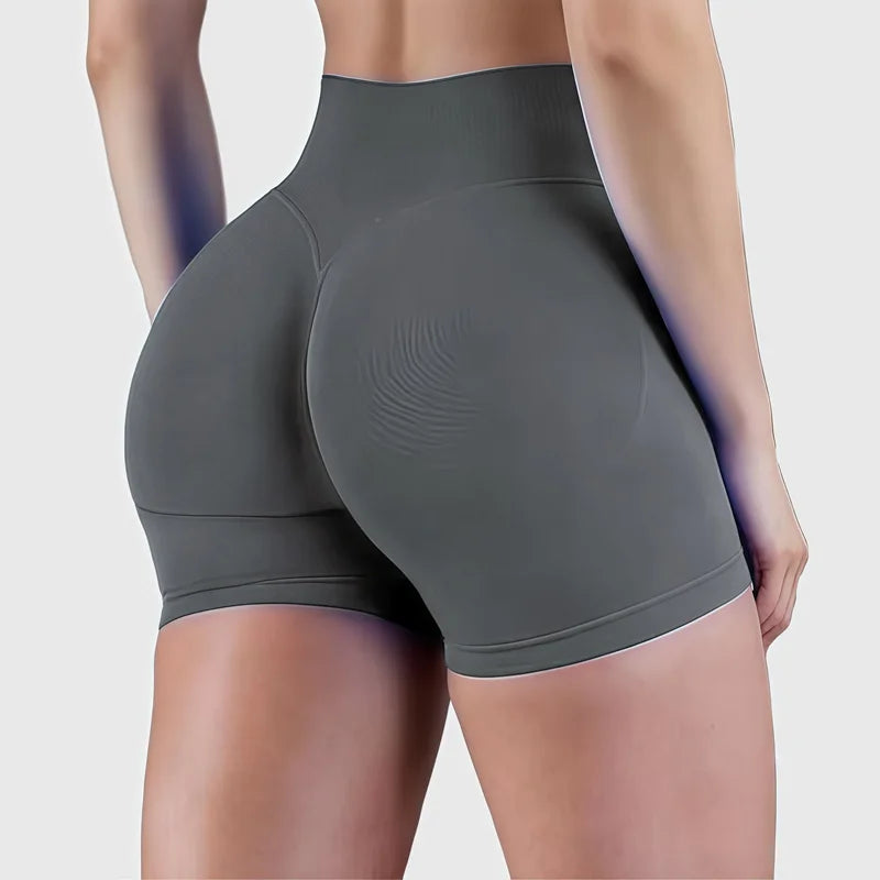 Hip-Lifting High-Stretch Yoga Shorts